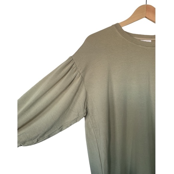 𝅺nwt Sundry Balloon Sleeve Sweatshirt in Color Clay Size Medium - Picture 8 of 11